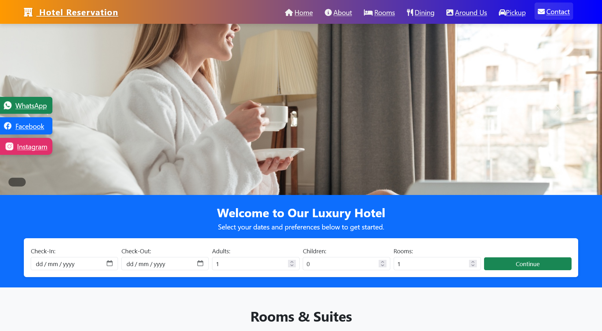 Hotel Frontend